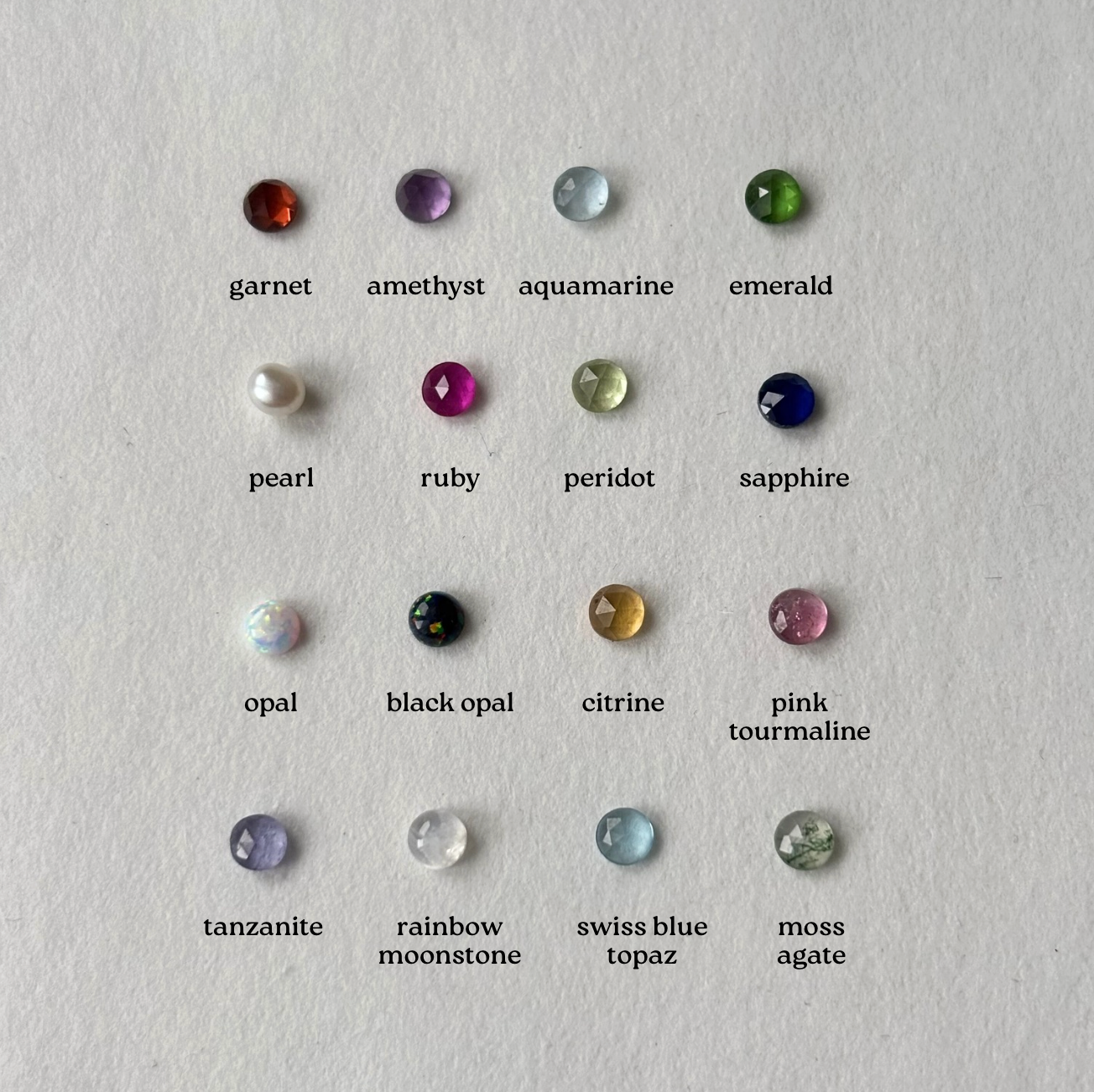 Multi-gemstone Necklace - 14k gold-fill