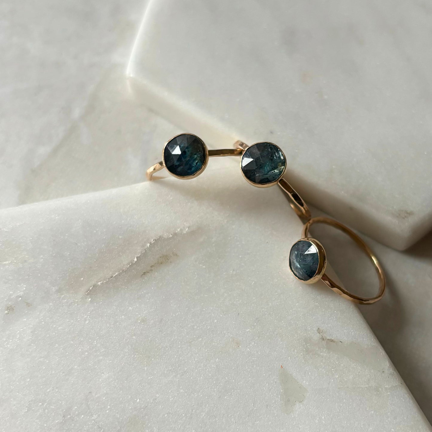 Kyanite Stacking Ring - 14k Gold-fill or Sterling Silver