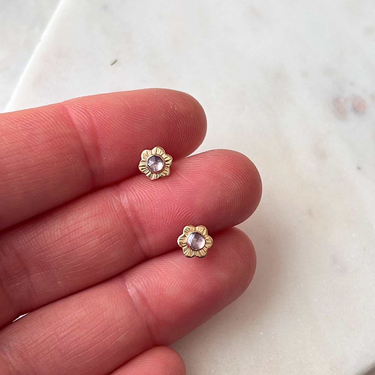 Mini Flower Stud Earrings