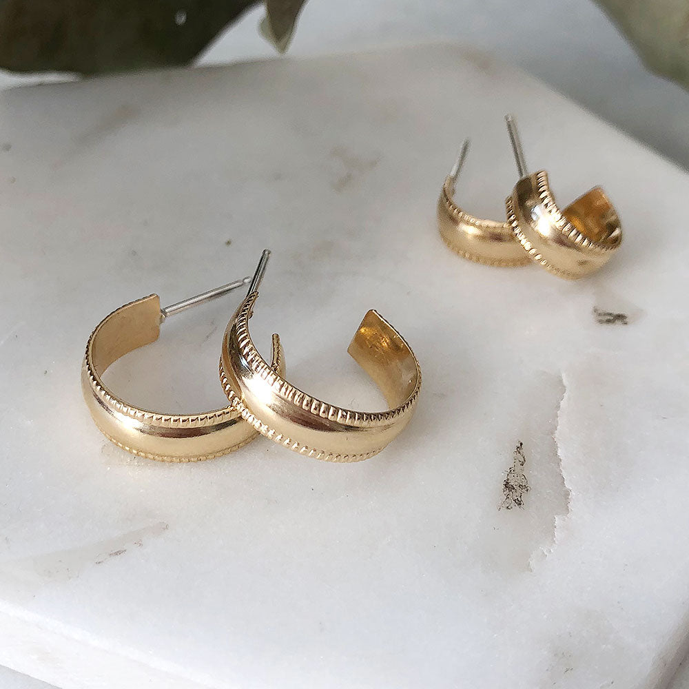 strut jewelry olivia hoops