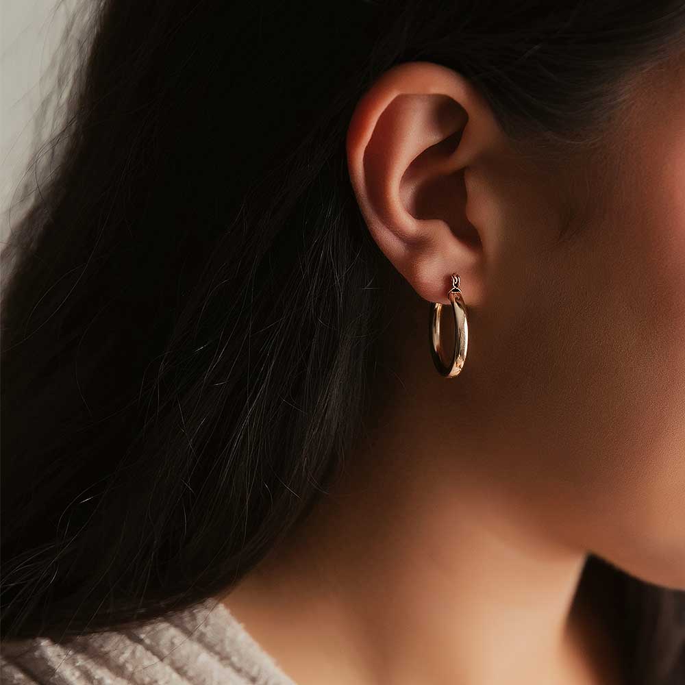 Thick Hoops - 14k gold-fill
