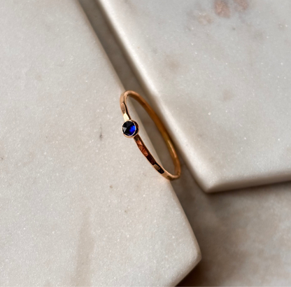 Petite Sapphire Stacking Ring