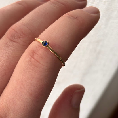 Petite Sapphire Stacking Ring