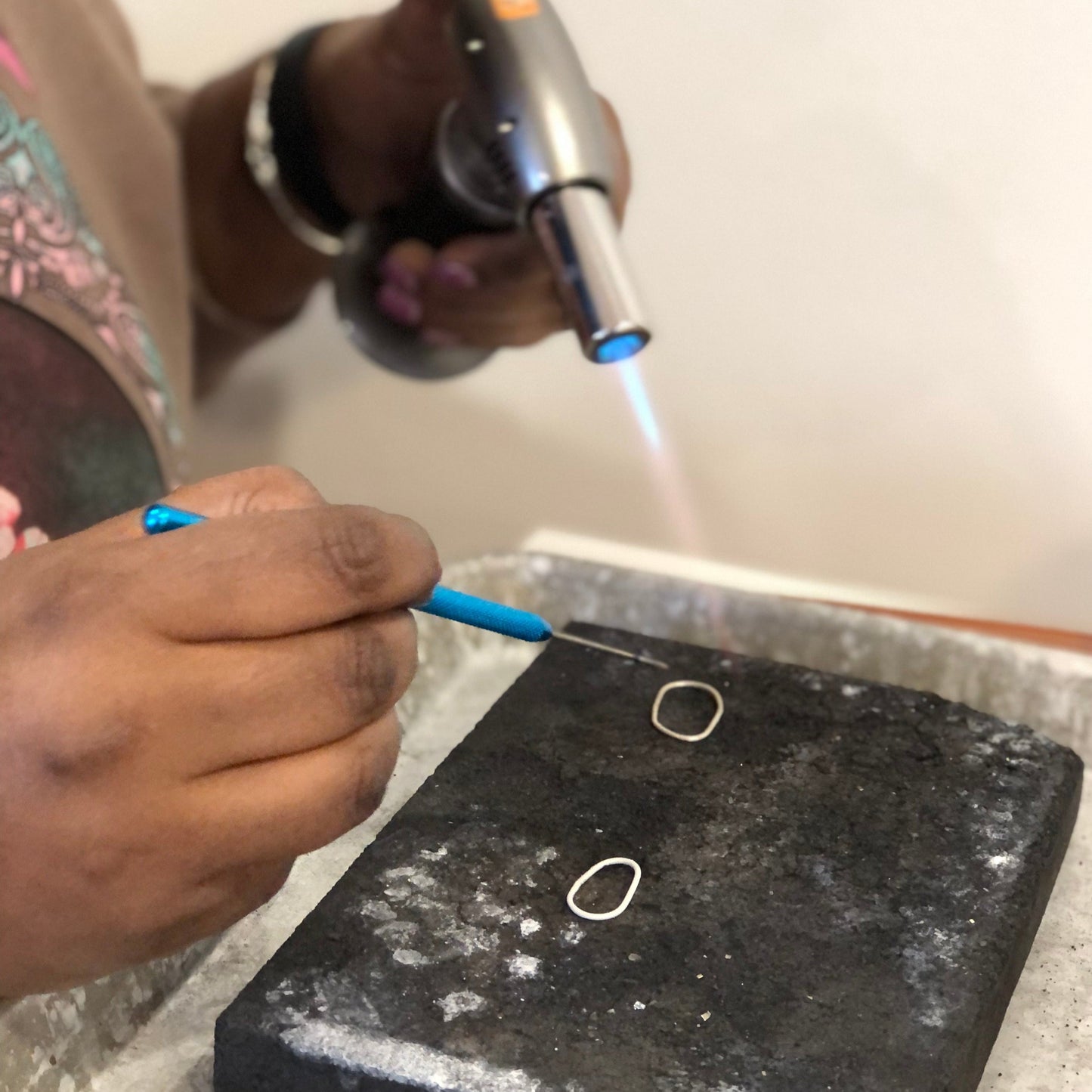 SILVER RING CLASS / Thurs Oct 23rd / 6pm-8pm / Make two silver stacking rings