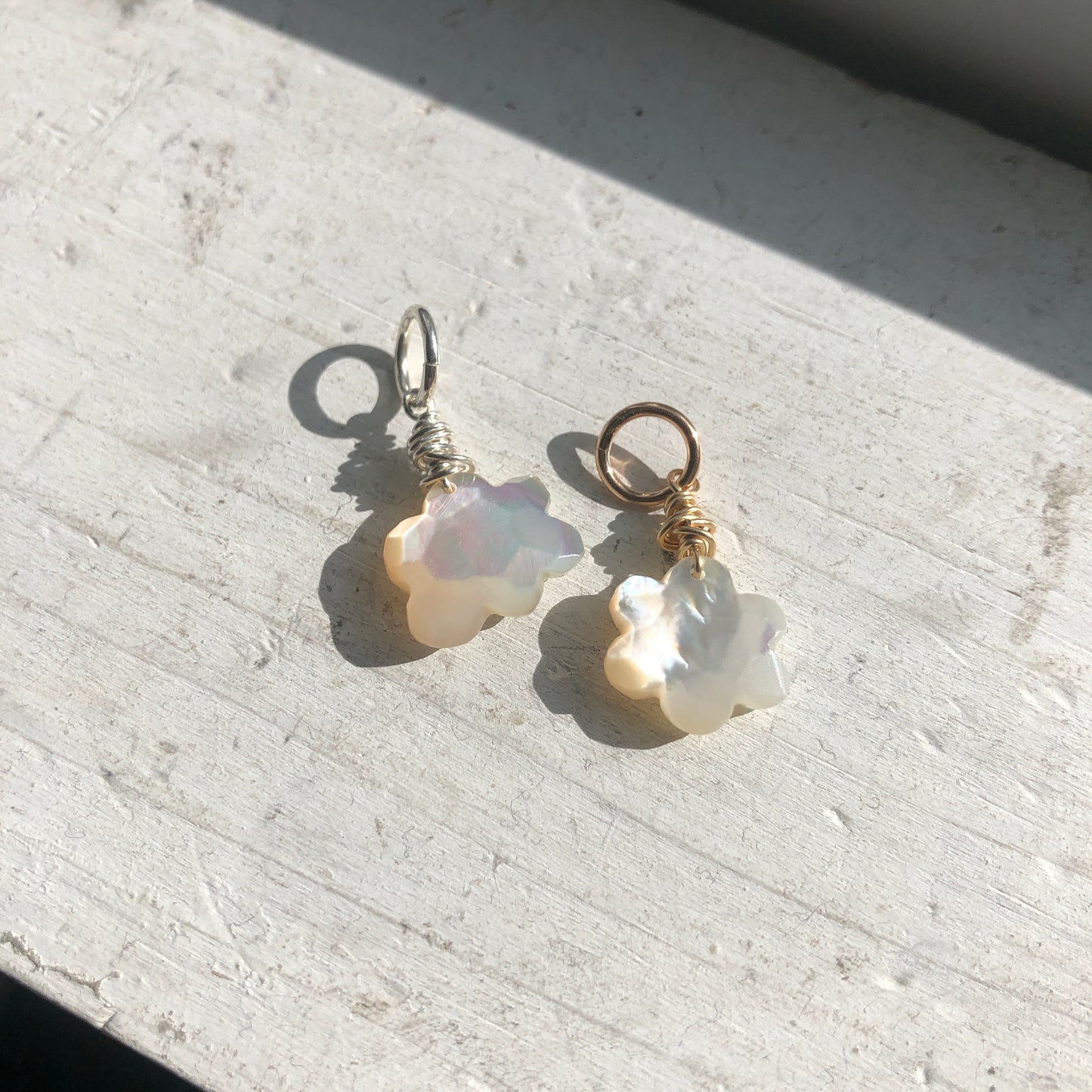 Mother of Pearl Charm - Cloud