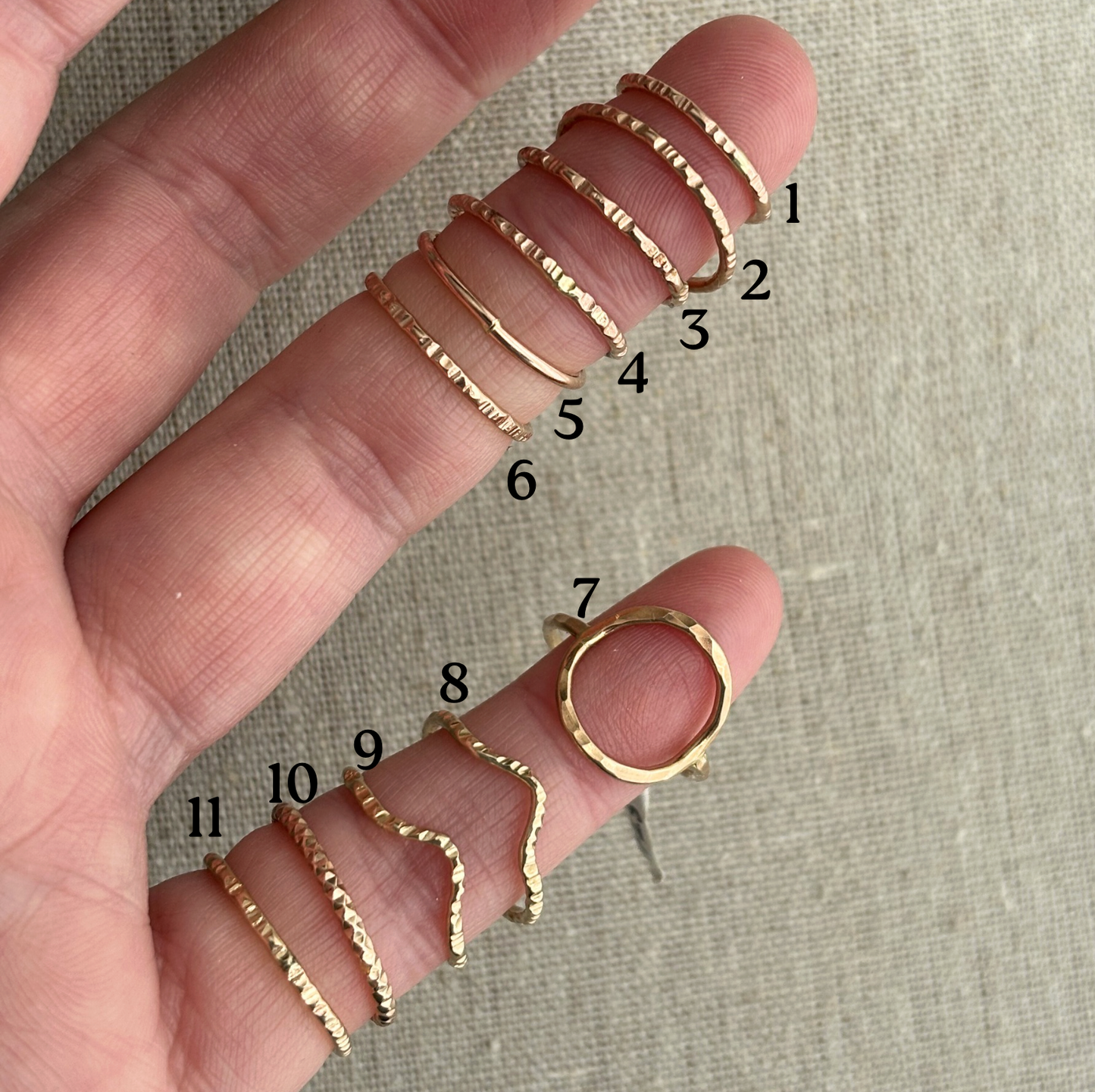 CLEARANCE - Gold Fill or Rose Gold Fill Ring - Size 2/4/5/5.5