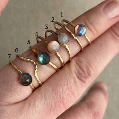 CLEARANCE - Gemstone & Band Rings - Size 8/8.25/8.5/8.75/9.5