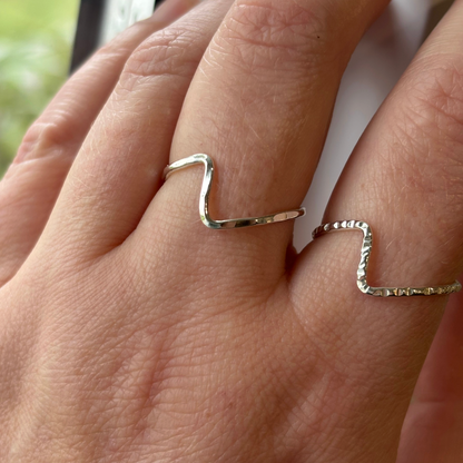 *Only 1 spot left!* ZIG ZAG STACKING RING CLASS / Thursday Nov 12th / 6pm-8pm / Make two zig zag stacking rings