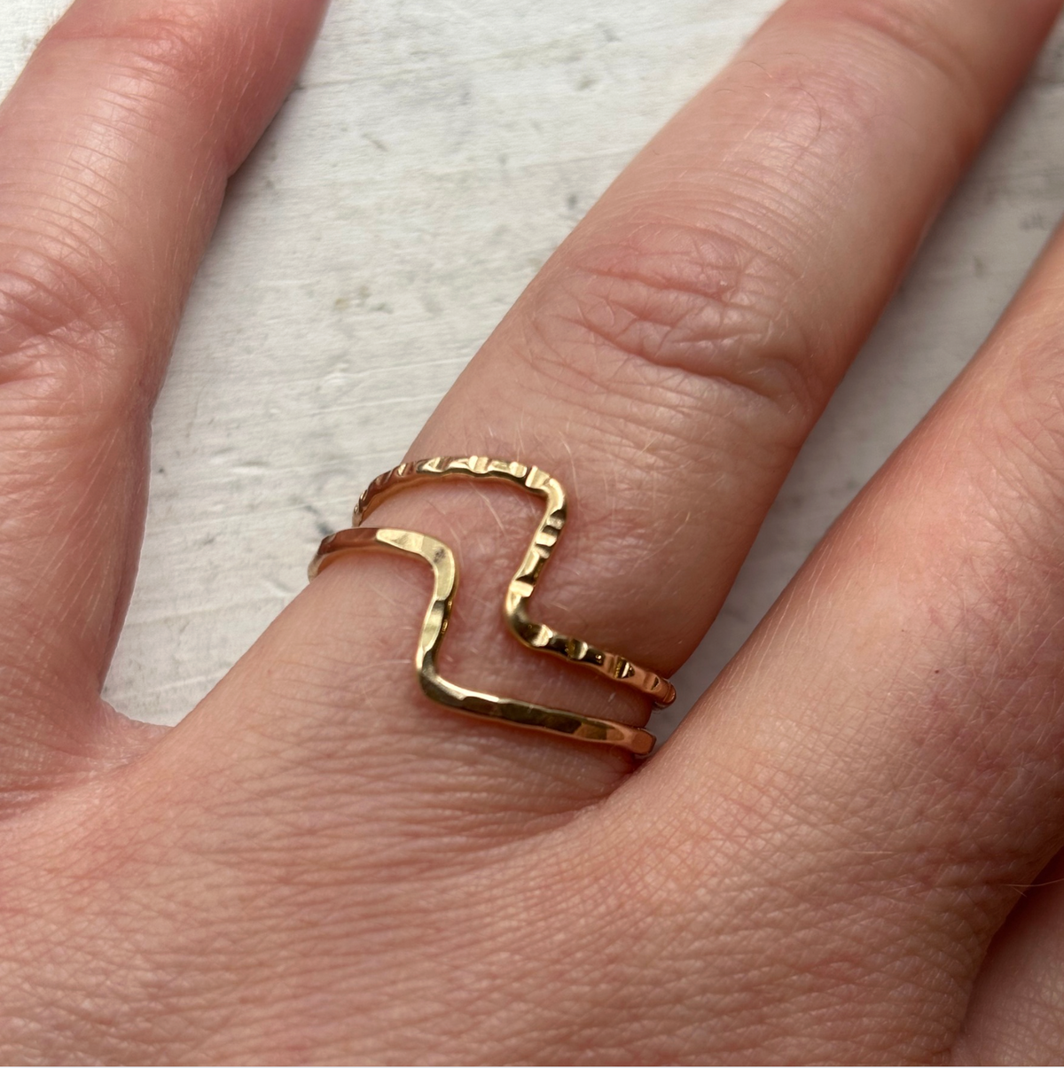 *Only 1 spot left!* ZIG ZAG STACKING RING CLASS / Thursday Nov 12th / 6pm-8pm / Make two zig zag stacking rings