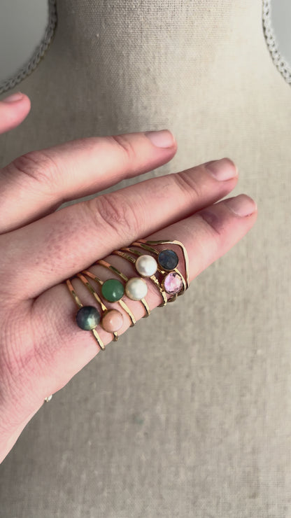 CLEARANCE - Gemstone & Band Rings - Size 10/10.5