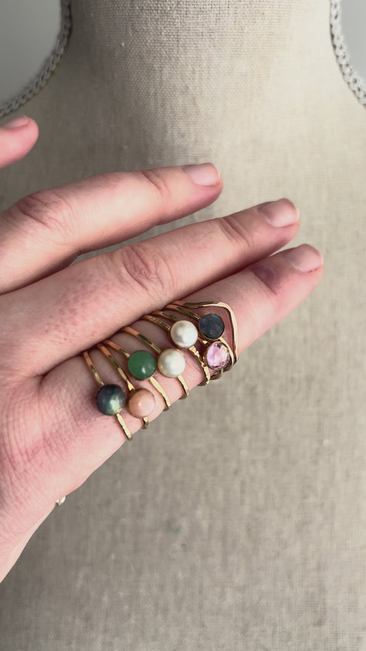 CLEARANCE - Gemstone & Band Rings - Size 10/10.5