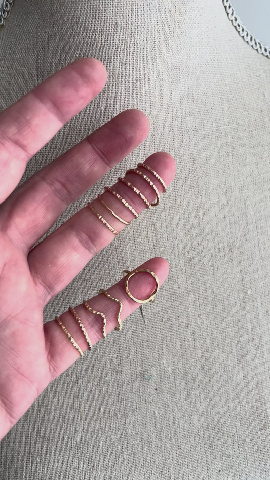 CLEARANCE - Gold Fill or Rose Gold Fill Ring - Size 2/4/5/5.5