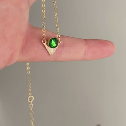 Triad Birthstone Necklace