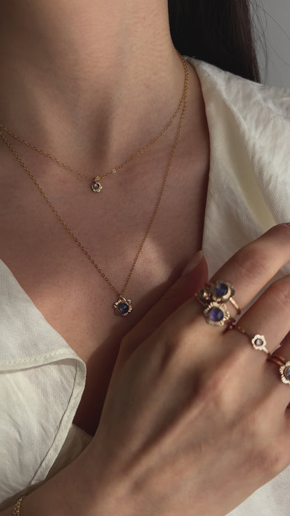 CLEARANCE Petite Flower Ring - 14k Gold-fill or Sterling Silver