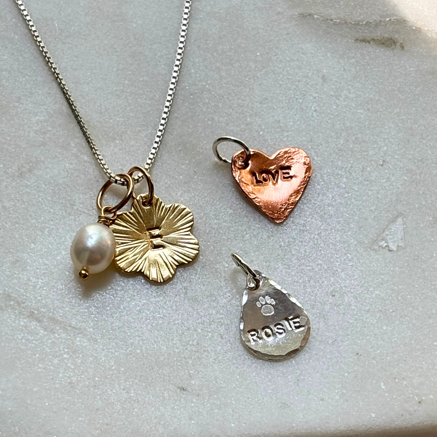 STAMPED PENDANT CLASS / Thursday Oct 8th / 6pm-8pm / Make a custom stamped pendant