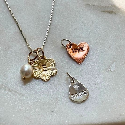 *Sold out!* STAMPED PENDANT CLASS / Thursday Oct 8th / 6pm-8pm / Make a custom stamped pendant