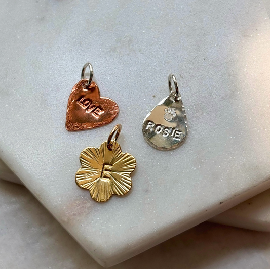 *Sold out!* STAMPED PENDANT CLASS / Thursday Oct 8th / 6pm-8pm / Make a custom stamped pendant