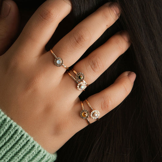Aura Birthstone Ring