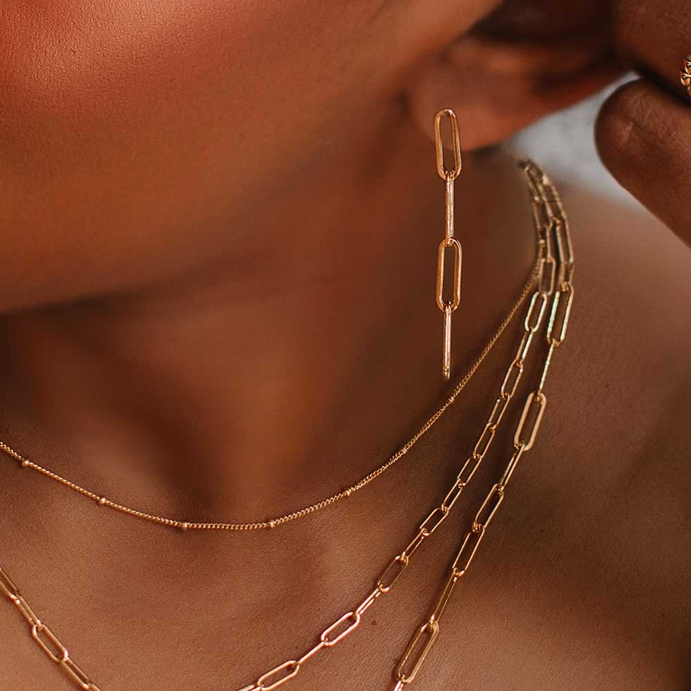 Chain Stud Earrings