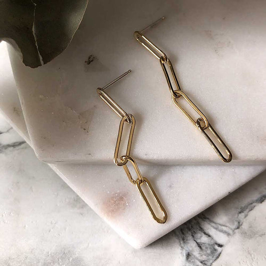 Chain Stud Earrings