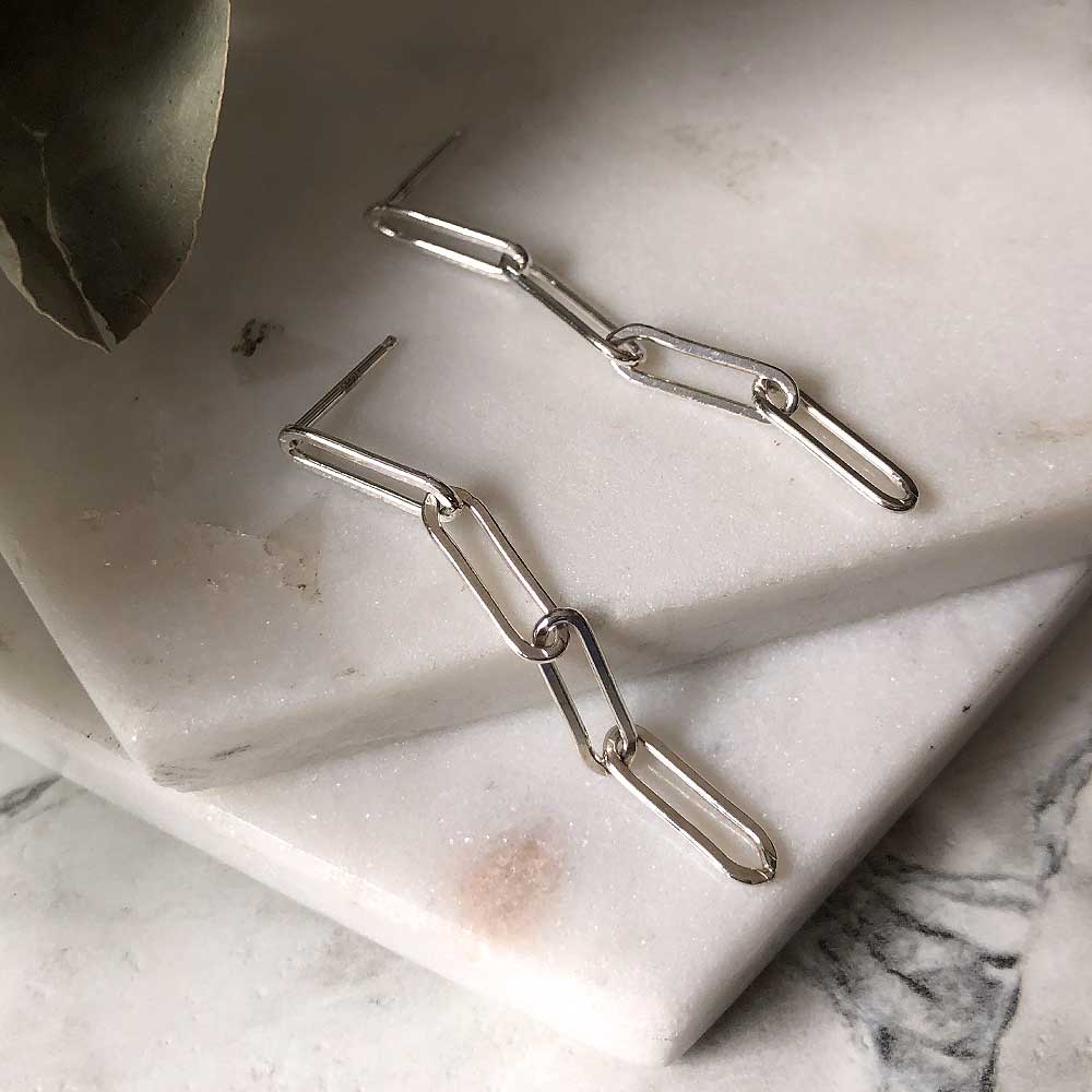 Chain Stud Earrings