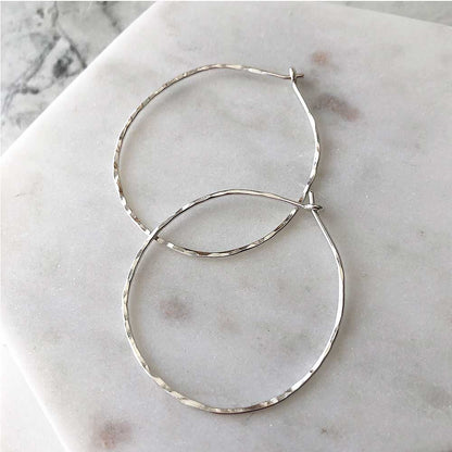 Hammered Hoops - Round