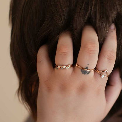 CLEARANCE Oval Opal Ring