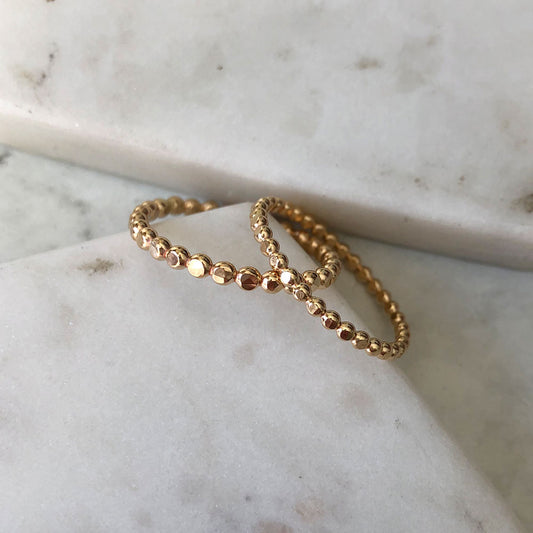 strut jewelry prism stacking ring 14k gold fill