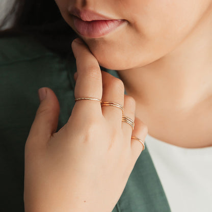 Gold-fill Stacking Ring